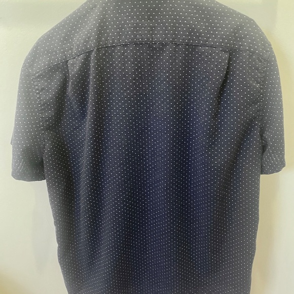 J Crew Factory - Large | Navy | Short Sleeve Seersucker Shirt - Picture 4 of 4